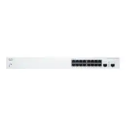 Cisco Business 220 Series CBS220-16T-2G - Commutateur - intelligent - 16 x 10 - 100 - 1000 + 2 x G... (CBS220-16T-2G-EU)_2